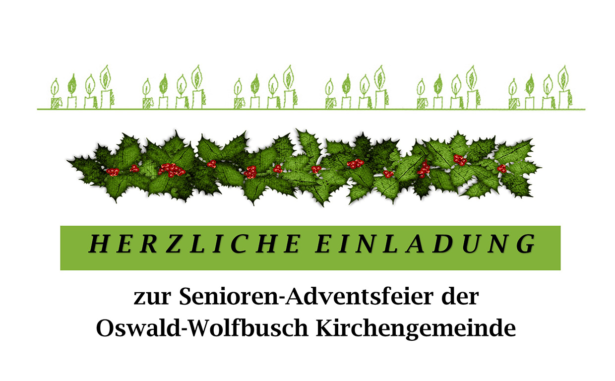 Senioren-Adventsfeier am 19. Dezember 2024